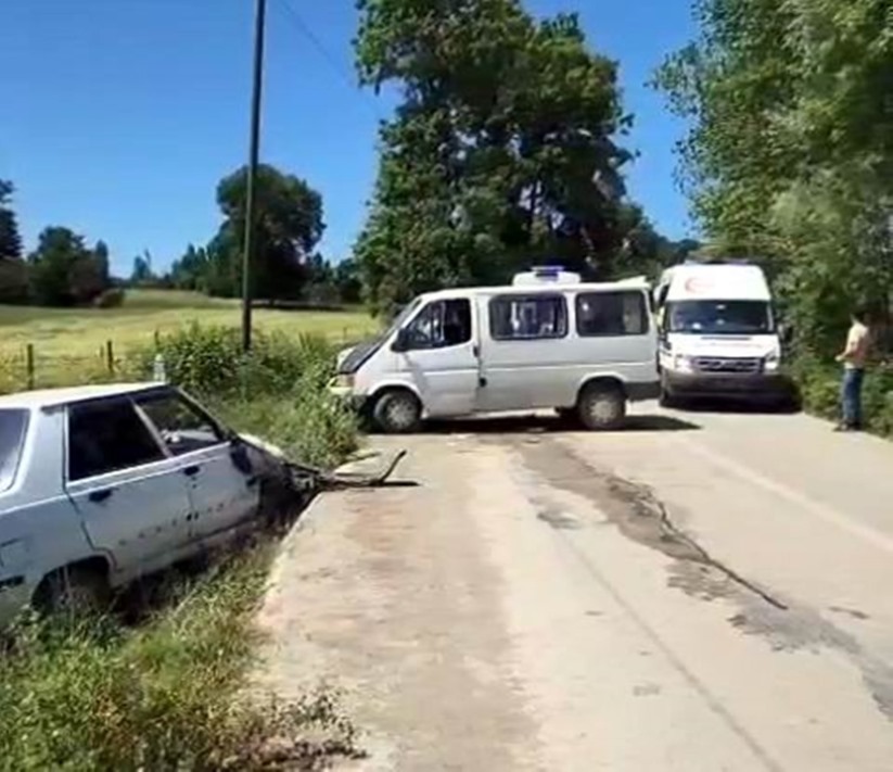 Samsun'da trafik kazası: 5 yaralı