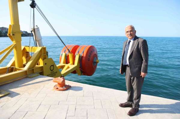 Ordu'da dalgalardan enerji üretiliyor