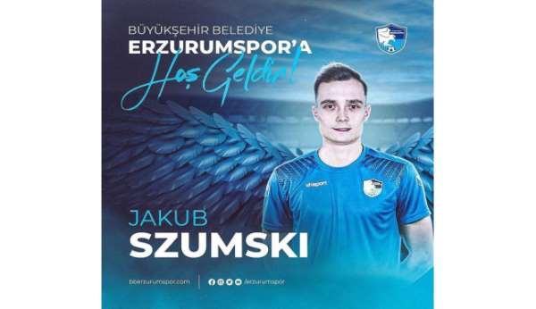 BB Erzurumspor Jakub Szumski ile yeniden anlaştı