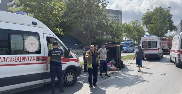 Sancaktepe'de kurban kesimi dönüşü feci kaza: 4 yaralı