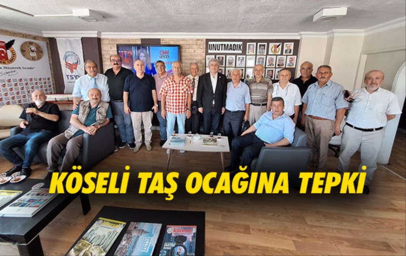 Samsun'da Köseli taş ocağına tepkiler