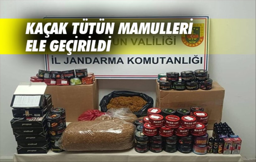 Samsun'da kaçak tütün mamulleri ele geçirildi