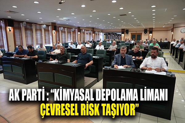 Samsun'da denize 170 bin metrekare dolgu ile kimyasal depolama limanı planı