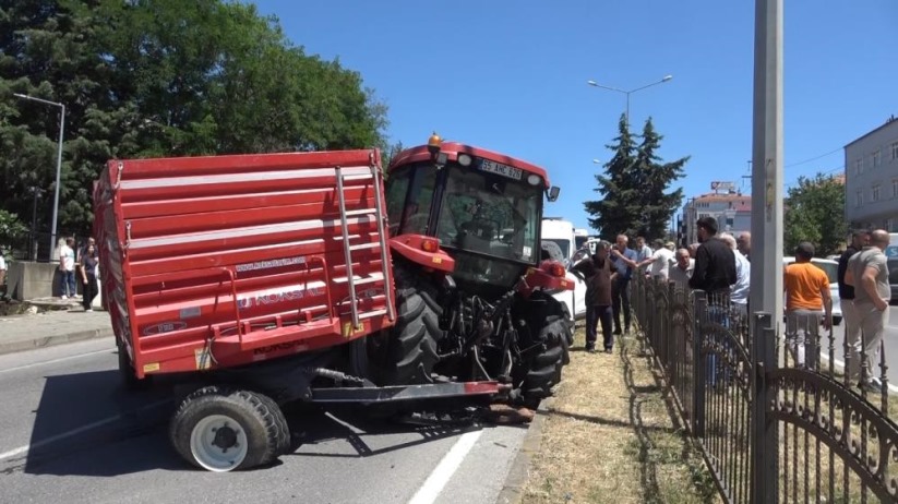 Samsun'da trafik kazası: 2 yaralı