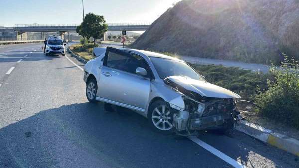 Sivas'ta trafik kazası: 2 kişi yaralandı