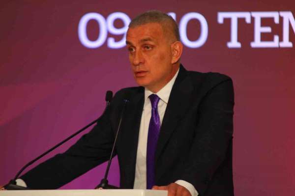 TFF Başkanı Hacıosmanoğlu: 'İnsani hataların dışında kasti hatalardan uzak durmayan hakemler bizimle yürümeyec