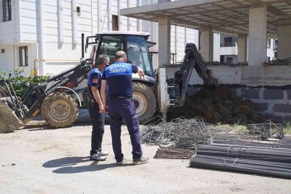 Atakum'da kurallara uymayan inşaat firmalarına uyarı