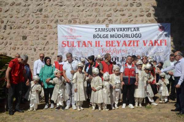 Sinop'ta 25 çocuk için sünnet şöleni