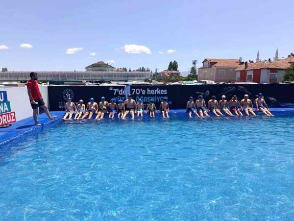Tomarza'da yaz spor okulları coşkusu