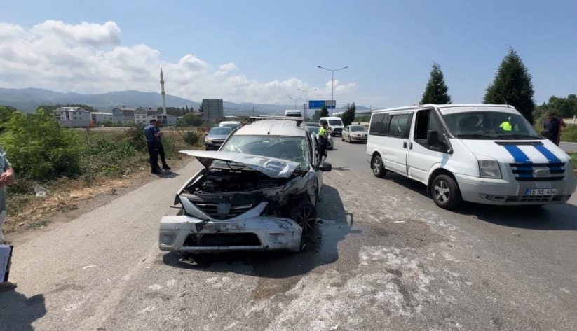 Samsun'da zincirleme trafik kazası: 6 yaralı