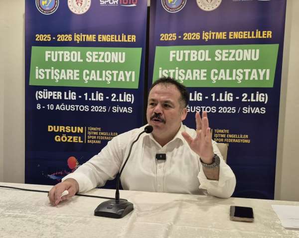 Dursun Gözel: 'İşitme engelliler futbolunu ileriye taşıyacağız'