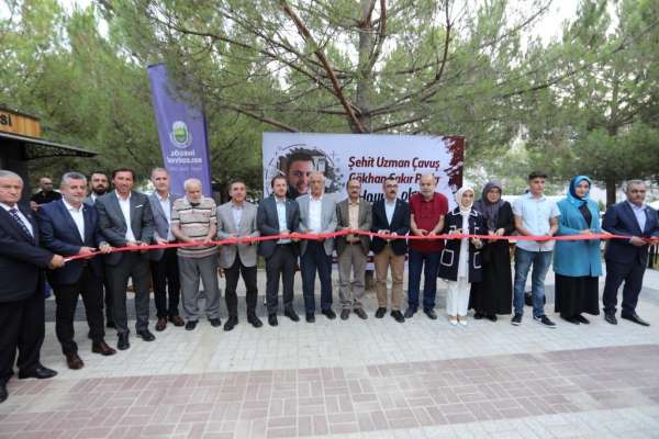 İnegöl'de şehit Gökhan Çakır Parkı törenle açıldı