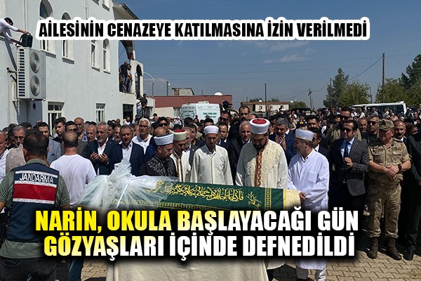 Narin, gözyaşları içinde defnedildi