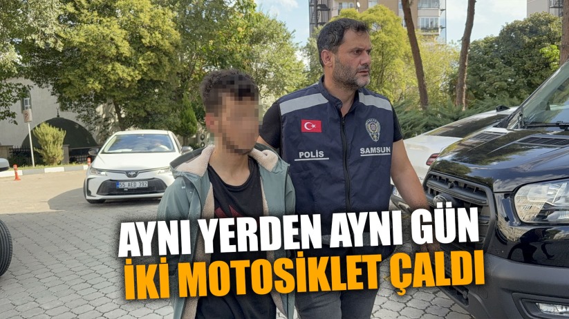 Aynı yerden aynı gün iki motosiklet çaldı