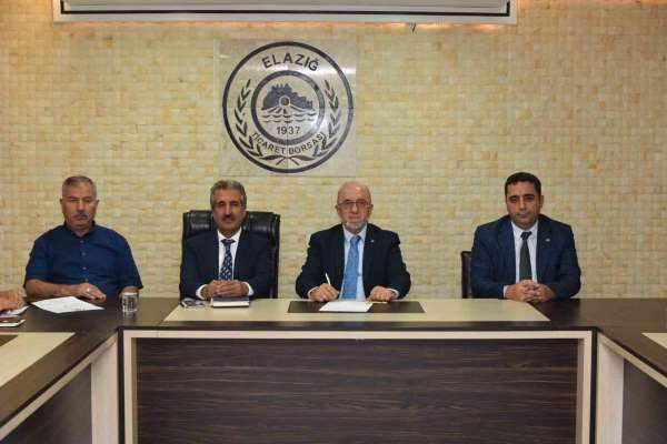 Elazığ Ticaret Borsası Meclis Toplantısı'nda atıl kaynakların üretime kazandırılması ve istihdam görüşüldü
