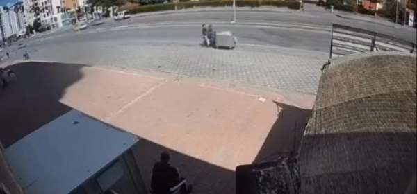 Kayseri'de kahkahaya boğan kaza