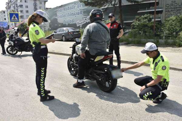 Ordu'da 17 bine yakın araç ve sürücüsü denetledi