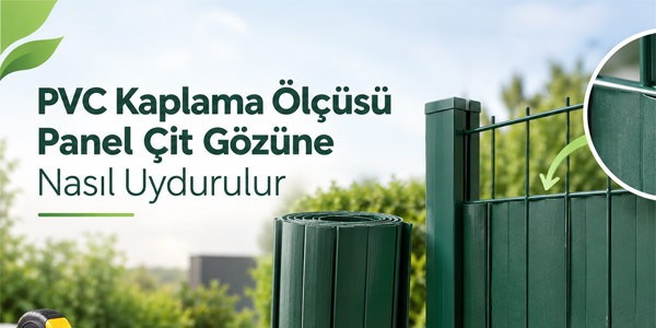 PVC Kaplama Ölçüsü Panel Çit Gözüne Nasıl Uydurulur?