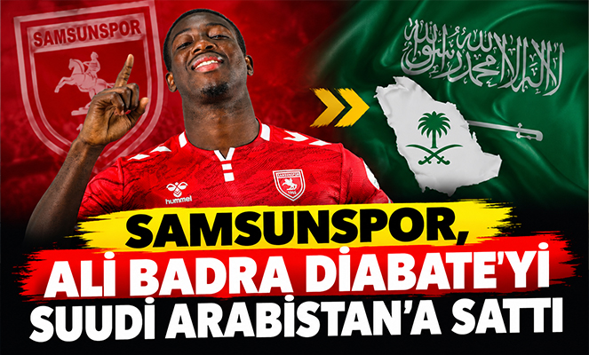 Samsunspor, Ali Badra Diabate'yi Suudi Arabistan'a sattı