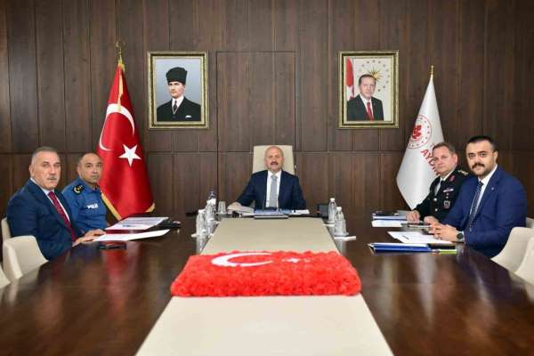 Aydın'da üniversite ve yurtlarda güvenlik konusu görüşüldü