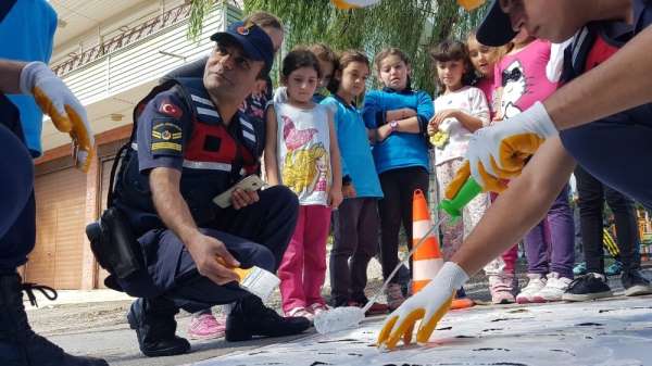 Türkeli'de jandarmadan 'güvenli geçiş ' çalışmaları