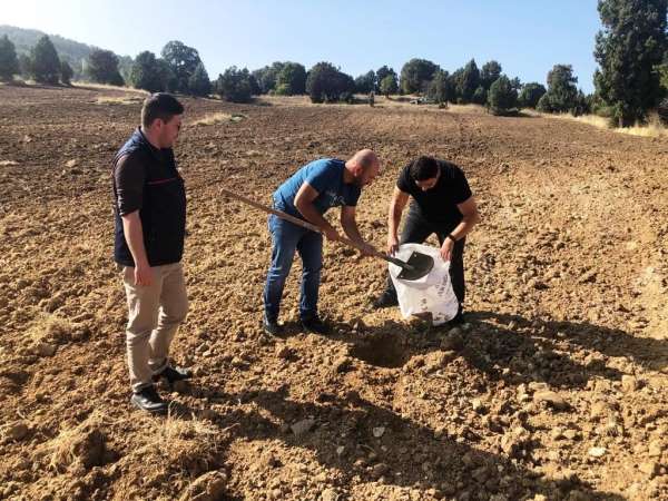 Emet'te üreticilerin toprak analizi talepleri yerine getiriliyor