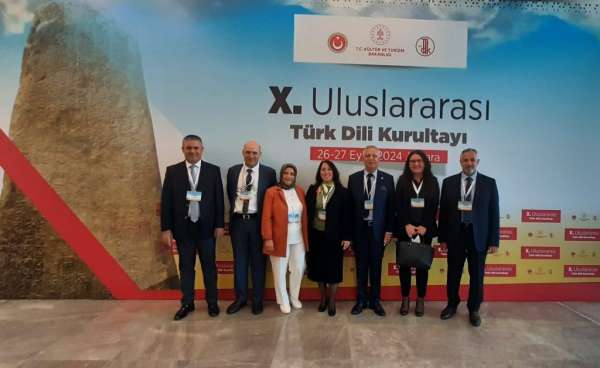 Atatürk Üniversitesi X. Uluslararası Türk Dili Kurultayı'na katılım