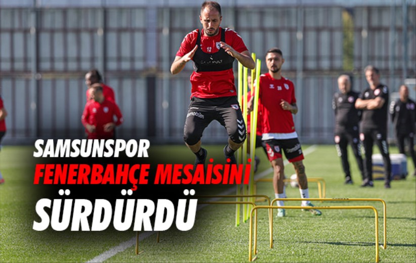 Samsunspor, Fenerbahçe mesaisini sürdürdü