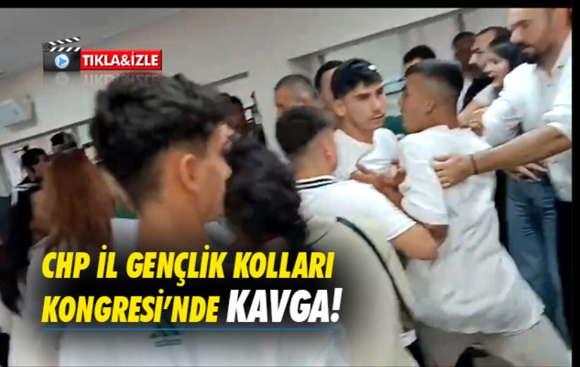 CHP İl Gençlik Kolları Kongresi'nde kavga!