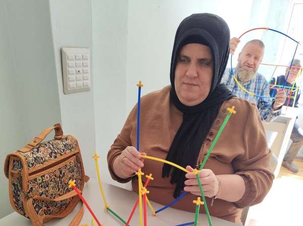 Bafra'da görme engellilere 'Akıl ve Zeka Oyunları Kursu'