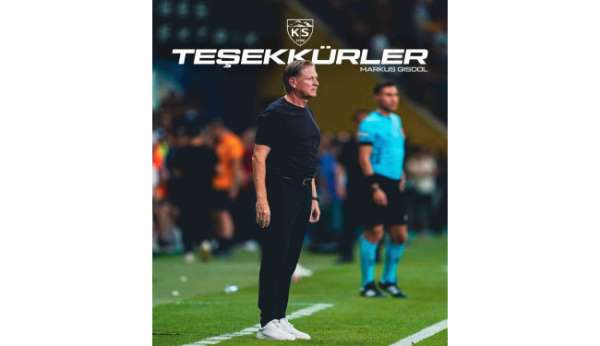 Kayserispor'da Markus Gisdol ile yollar ayrıldı