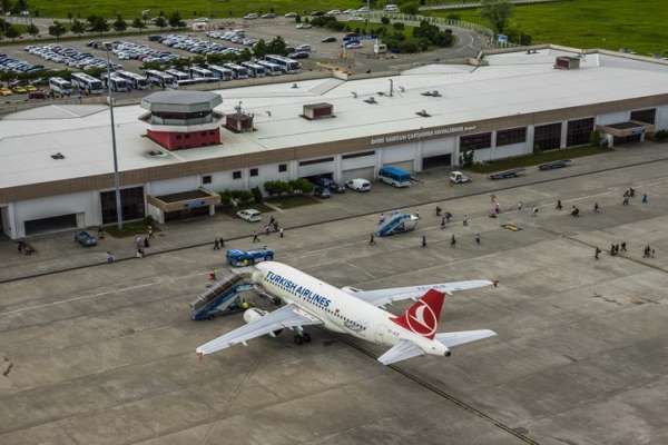 Samsun Havalimanı 9 ayda 1,2 milyona yakın yolcu ağırladı