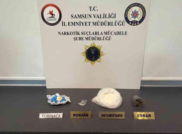 Samsun'un 4 ilçede eş zamanlı uyuşturucu operasyonu: 9 gözaltı