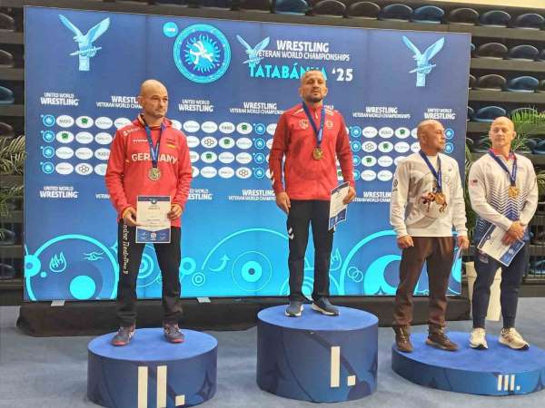 Veteranlar Dünya Şampiyonası'nda serbest stilde Türkiye 5 madalya kazandı