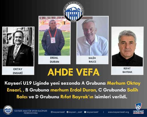 Kayseri ASKF'den ahde vefa örneği