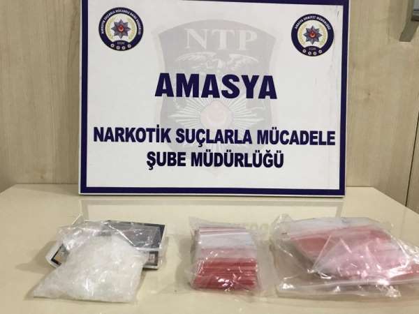 Amasya'da uyuşturucu operasyonu: 2 gözaltı 