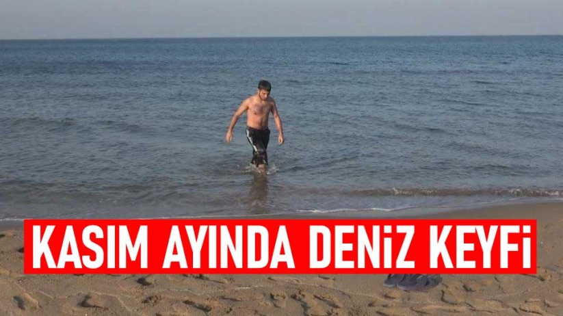 Kasım ayında deniz keyfi