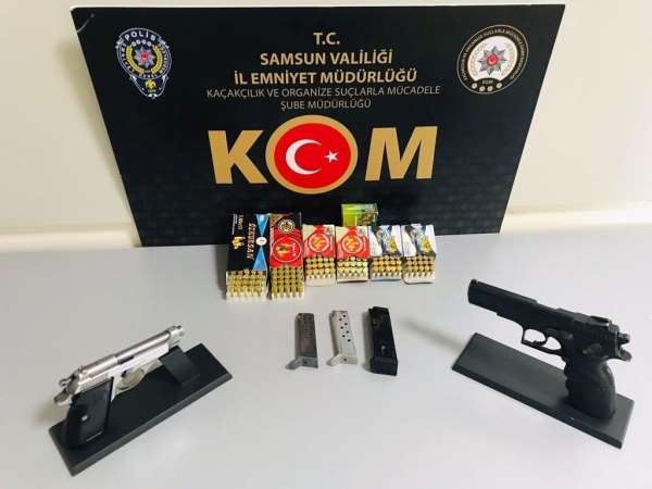 Samsun'da 'silah ticareti' operasyonu: 3 gözaltı