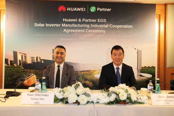 Huawei Türkiye ve Partner EGS, Türkiye'de Inverter üretimi için işbirliğine gidiyor