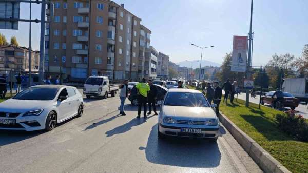 Bursa'da zincirleme kaza: 2 yaralı