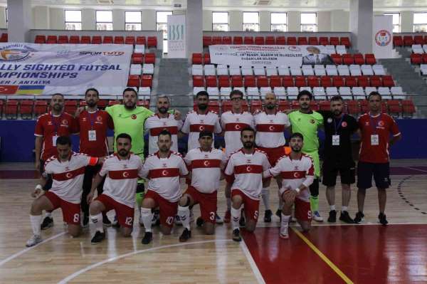 IBSA Kısmi Görme Engelliler Futsal Dünya Şampiyonası Antalya'da başladı