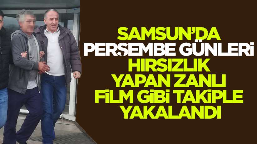 Samsun'da pazar hırsızı yakalandı