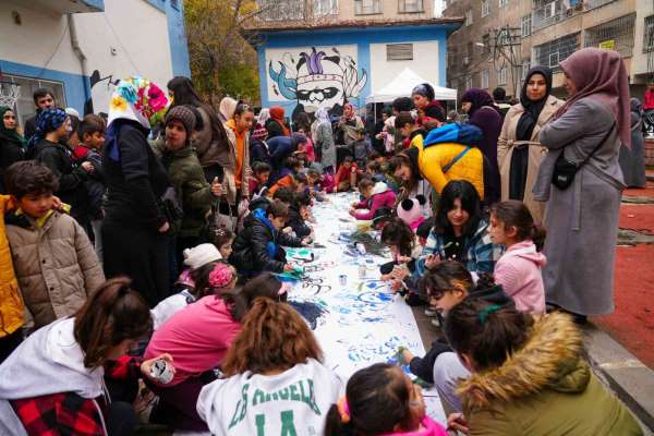 Diyarbakır'da çocuklar 'Sanat ve Spor Şenliği'nde eğlendi