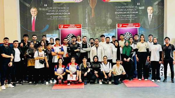 Elazığ dartta Türkiye 3'üncüsü oldu