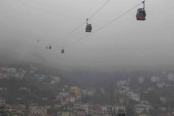 Ordu'da sis kartpostallık manzara oluşturdu