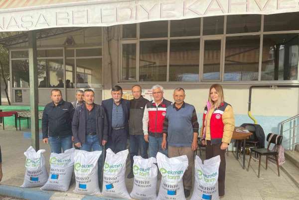 Simav'da 39 üreticiye yem bezelyesi tohumu desteği