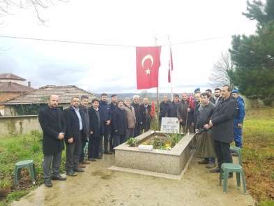 El Bab'da şehit düşen Ömer Akkuş mezarı başında anıldı