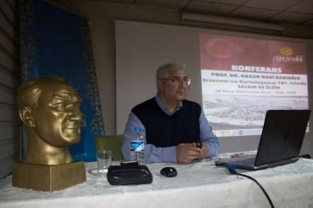 Güneş Vakfı'nda 'Erzurum'un kurtuluşunun 101. yılında salgın ve ölüm' konferansı