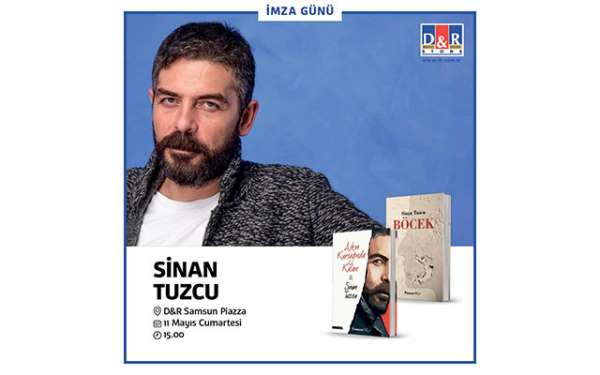 Ünlü oyuncu ve yazar Sinan Tuzcu Piazza'da 