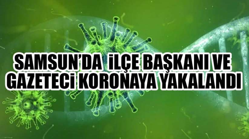 Samsun'da İlçe Başkanı Ve Gazeteci Korona'ya Yakalandı